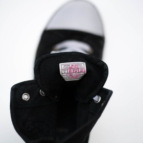 Polo Ralph Lauren Hamptyn Polo Bear High-Top Sneakers Mens 6/25cm Canvas Lace-Up - Picture 9 of 10